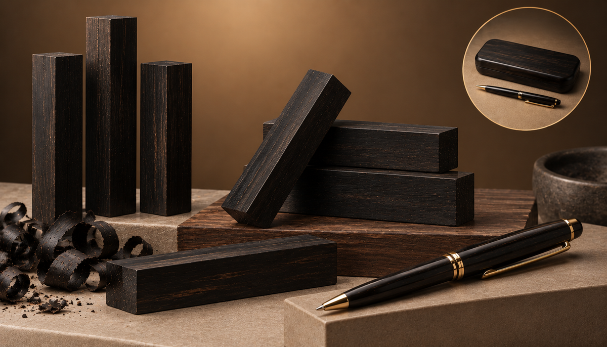 Ebony Pen Blank
