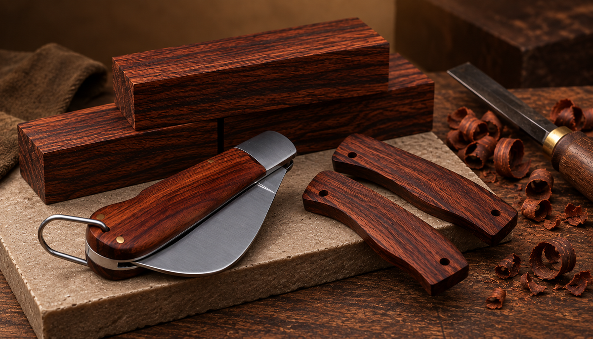 Rosewood Knife handles